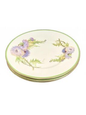 Set of 4 Vintage Royal Doulton Glamis Thistle Salad Plates P. Curnock England